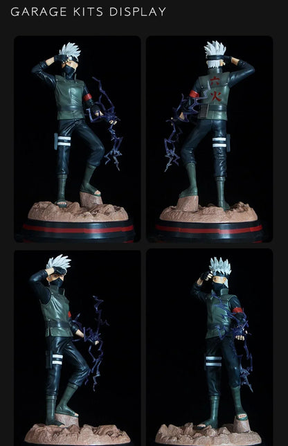 Naruto Hokage Series GK Figurine, All Generations Hokage Anime Statue, Hashirama Tobirama Minato Tsunade Naruto Kakashi Collectible Figure, High Detailed Resin Model, Desktop Display Ornament Gift for Naruto Fans