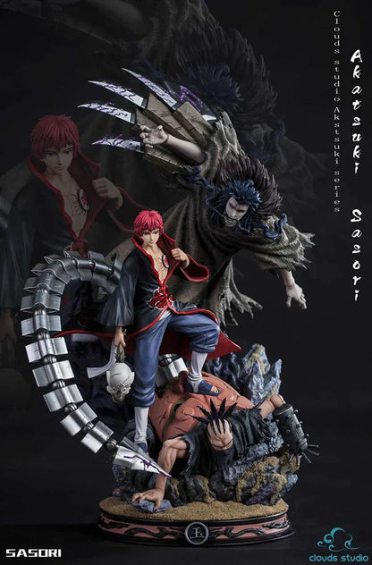 Naruto Akatsuki GK Figure, Anime Akatsuki Members Resin Statue, Itachi Pain Deidara Sasori Zetsu Kakuzu Collectible Figurine, Desktop Ornament, Naruto Fan Merch Gift