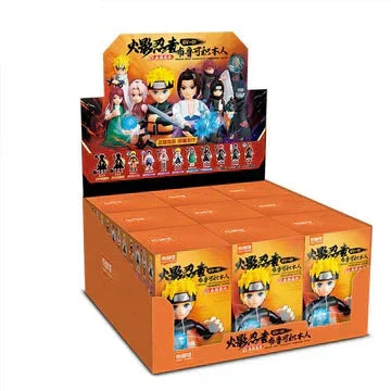 Naruto Anime Action Figures Set, Collectible Ninja Character Figurines, Movable Joints Model Toy, Desk Decor, Birthday Gift for Kids and Anime Fans