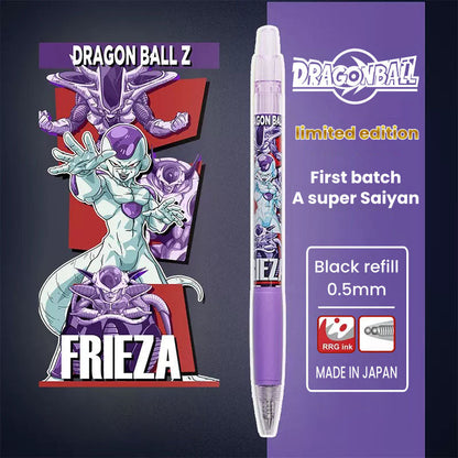 Dragon Ball Z Anime Retractable Ballpoint Pens, Goku Vegeta Gohan Trunks Character Printed Gel Ink Pens, Anime Themed School Office Writing Stationery, Collectible Gift for Dragon Ball Fans