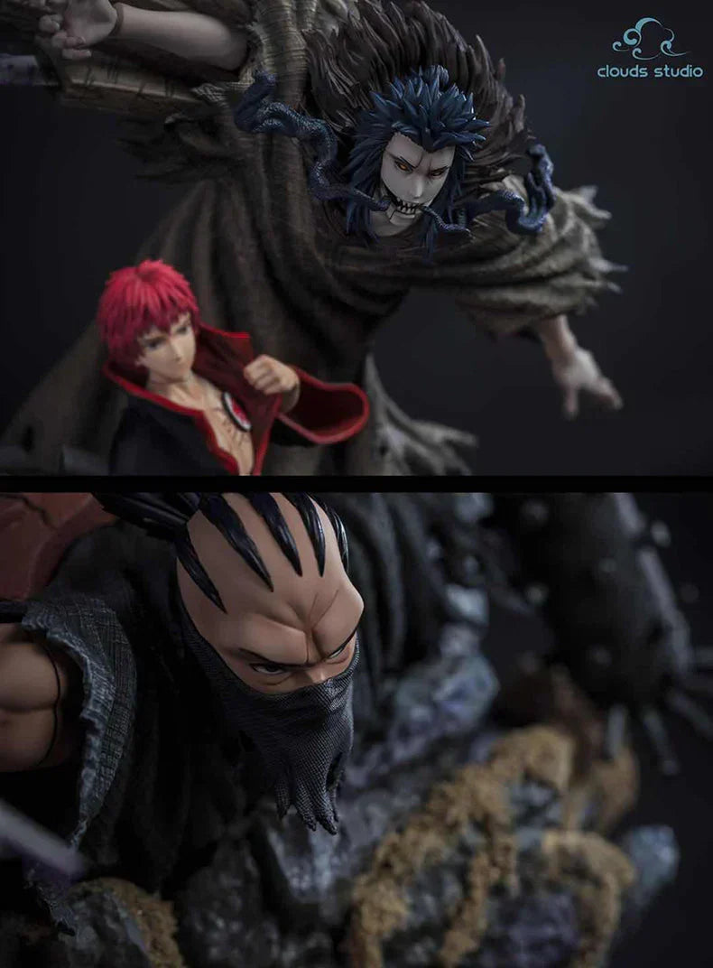 Naruto Akatsuki GK Figure, Anime Akatsuki Members Resin Statue, Itachi Pain Deidara Sasori Zetsu Kakuzu Collectible Figurine, Desktop Ornament, Naruto Fan Merch Gift