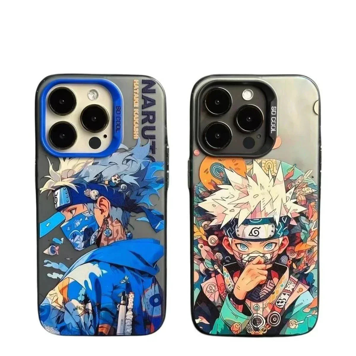 Naruto Anime Phone Case, Colorful Sakura Naruto Character Print Shockproof Protective Phone Cover, Cute Anime Cartoon Case for iPhone, Slim Anti-Scratch Bumper Case Anime Fans Gift