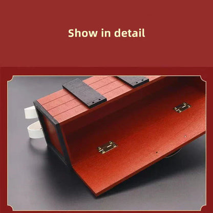 Demon Slayer Nezuko Wooden Box Backpack, Kimetsu No Yaiba Anime Cosplay Nezuko Box Bag, Unique Wooden Crate Shape Shoulder Bag, Anime Fan Collectible Cosplay Prop Gift