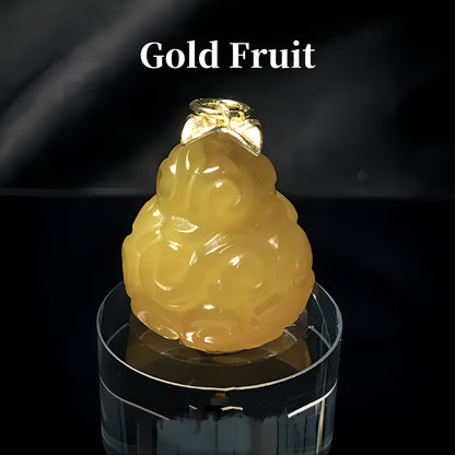 One Piece Devil Fruit Necklace, Hand Carved Natural Stone Devil Fruit Pendant Jewelry, Gum-Gum Fruit Flame-Flame Op-Op Tremor-Tremor Fruit Charm Necklace, Anime Cosplay Collectible Pendant Necklaces, One Piece Fans Unique Gift
