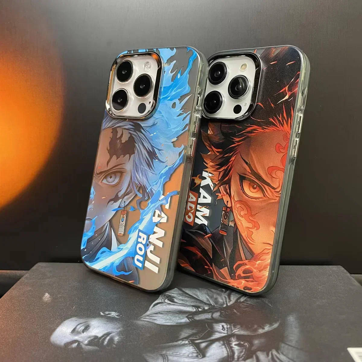 Demon Slayer Tanjiro Phone Case, HD Printed Shockproof Soft Bumper Protective Anime Phone Cover, Cool Kamado Tanjiro Anime Case for iPhone, Anime Fan Gift