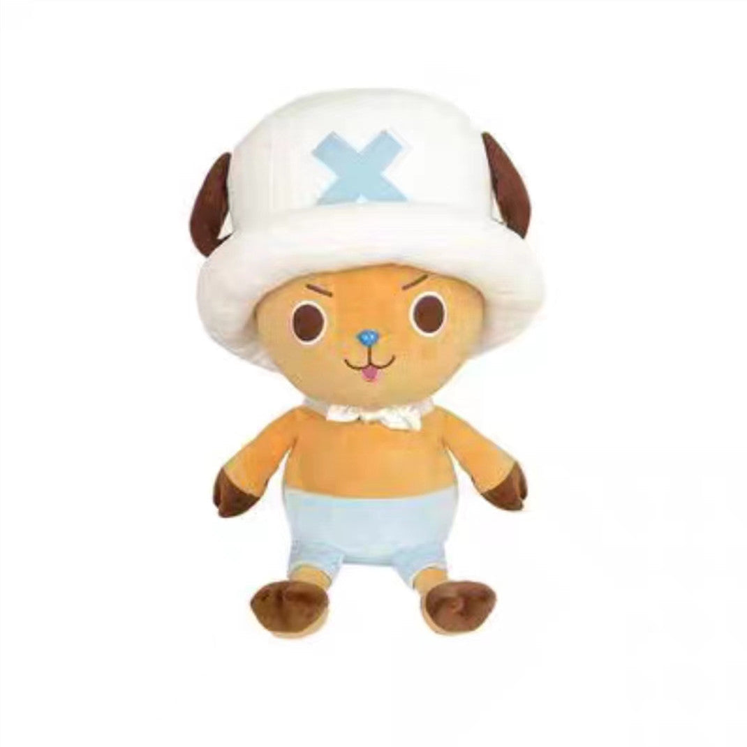 One Piece Assorted Anime Plush Dolls, Luffy Ace Law Chopper Stuffed Figure, Thousand Sunny Going Merry Pirate Ship Plush Toy, Cute One Piece Character Soft Plushies, Anime Collectible Gifts for Kids & Fans