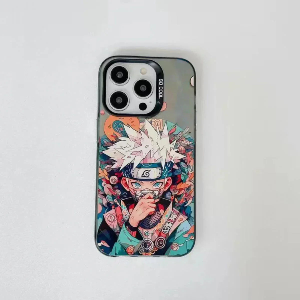 Naruto Anime Phone Case, Colorful Sakura Naruto Character Print Shockproof Protective Phone Cover, Cute Anime Cartoon Case for iPhone, Slim Anti-Scratch Bumper Case Anime Fans Gift