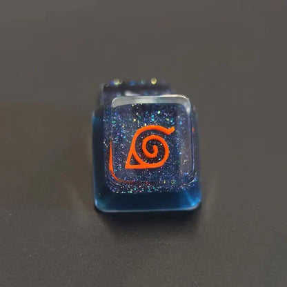 Anime Handmade Resin Artisan Keycap, Custom 3D SA Profile Key Cap for Mechanical Keyboard, Naruto Dragonball Themed DIY Keycap, Gaming Keyboard Decor Gift