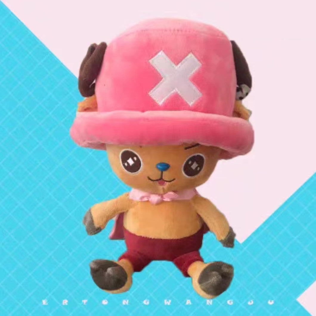 One Piece Assorted Anime Plush Dolls, Luffy Ace Law Chopper Stuffed Figure, Thousand Sunny Going Merry Pirate Ship Plush Toy, Cute One Piece Character Soft Plushies, Anime Collectible Gifts for Kids & Fans