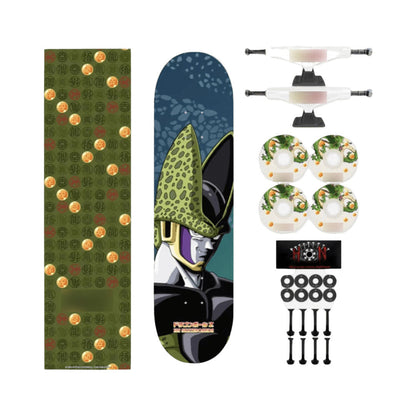 Dragon Ball Z Anime Skateboard Deck, Multiple Classic Characters Goku Vegeta Frieza Buu Printed Complete Skateboard, Dragon Ball Anime Street Skateboard, Anime Fan Collectible Gift