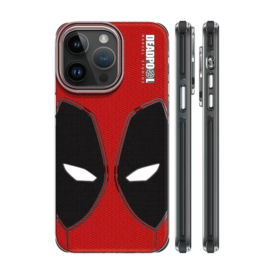 Marvel Deadpool & Wolverine Phone Case for iPhone, Marvel Anime Character Protective Cover, MagSafe Compatible Shockproof Phone Shell, Cool Deadpool Wolverine Design, Collectible Phone Case Gift for Marvel Fans