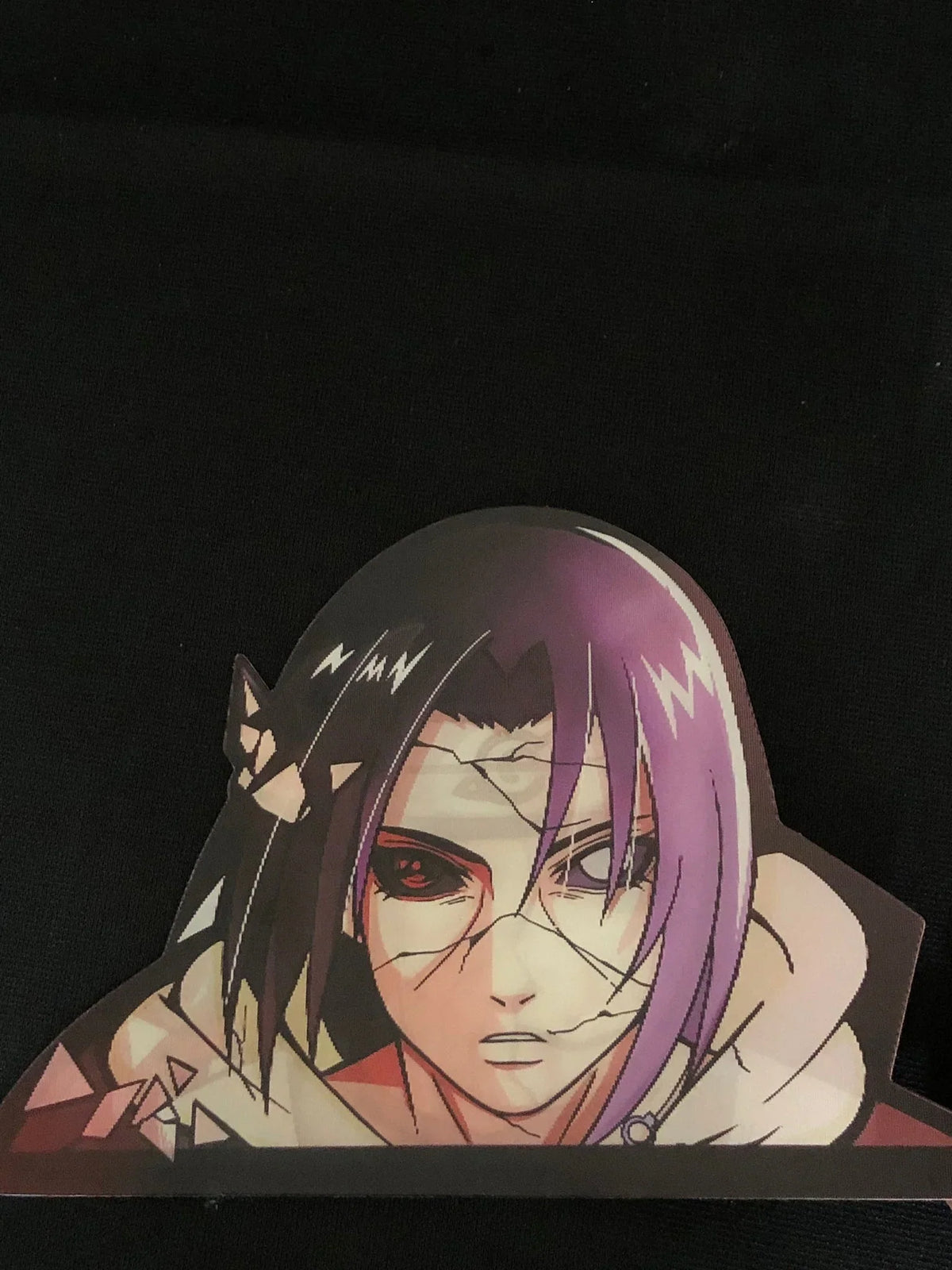 Anime 3D Lenticular Motion Flip Stickers, Demon Slayer Naruto Changing Image Decals, Waterproof Holographic Shift Stickers for Car Laptop Water Bottle Phone Case, Anime Character 3D Illusion Sticker, Fan Collectible Merch Gift