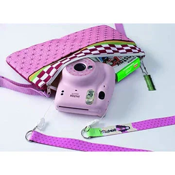Demon Slayer Kimetsu no Yaiba Instant Camera Gift Box, Tanjiro & Nezuko Limited Bundle with Camera Bag, Shoulder Strap, Anime Merch for Birthday Holiday Gift