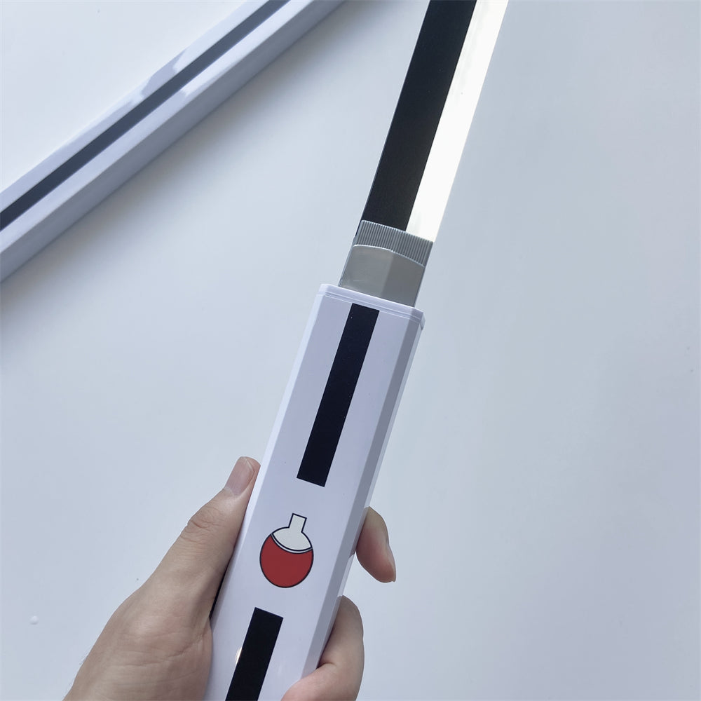 Naruto Uchiha Anime Light Up Katana Sword, Rechargeable LED Glow Samurai Sword with Scabbard, Touch Control Lightsaber Katana, Anime Cosplay Prop Collectible Sword for Naruto Fans