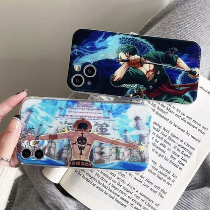 One Piece Anime Luffy Gear 5 Zoro Phone Case