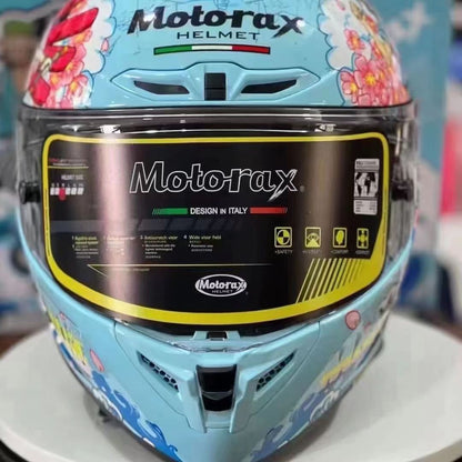 One Piece Full Face Motorcycle Helmet, Anime Luffy Chopper Wano Country Printed Motorbike Racing Helmet, Lightweight Street Bike Helmet for Men Women, Multiple Graphic Styles