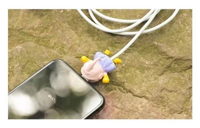 Dragon Ball Anime Cable Bite Charger Cable Protector, Goku Super Saiyan Vegeta Majin Buu Cable Saver, Anime Figure Data Cable Sleeve, Cute Cable Bite Protector for iPhone Charging Cord, Dragon Ball Fans Collectible Gift