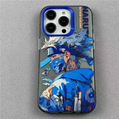 Naruto Anime Phone Case, Colorful Sakura Naruto Character Print Shockproof Protective Phone Cover, Cute Anime Cartoon Case for iPhone, Slim Anti-Scratch Bumper Case Anime Fans Gift