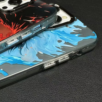 Demon Slayer Tanjiro Phone Case, HD Printed Shockproof Soft Bumper Protective Anime Phone Cover, Cool Kamado Tanjiro Anime Case for iPhone, Anime Fan Gift