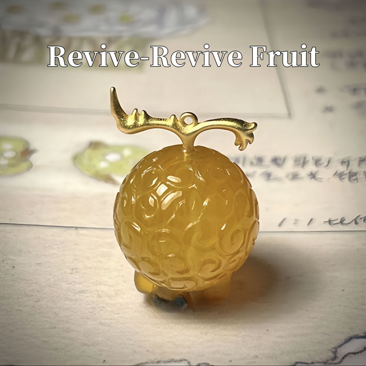 One Piece Devil Fruit Necklace, Hand Carved Natural Stone Devil Fruit Pendant Jewelry, Gum-Gum Fruit Flame-Flame Op-Op Tremor-Tremor Fruit Charm Necklace, Anime Cosplay Collectible Pendant Necklaces, One Piece Fans Unique Gift