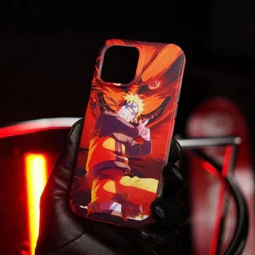 Naruto Anime Phone Case, Cool Manga Character Printed Shockproof Protective Phone Cover, Slim Soft TPU Anime Case for iPhone, Anime Fan Gift
