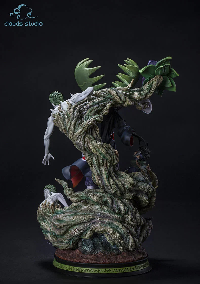 Naruto Akatsuki GK Figure, Anime Akatsuki Members Resin Statue, Itachi Pain Deidara Sasori Zetsu Kakuzu Collectible Figurine, Desktop Ornament, Naruto Fan Merch Gift