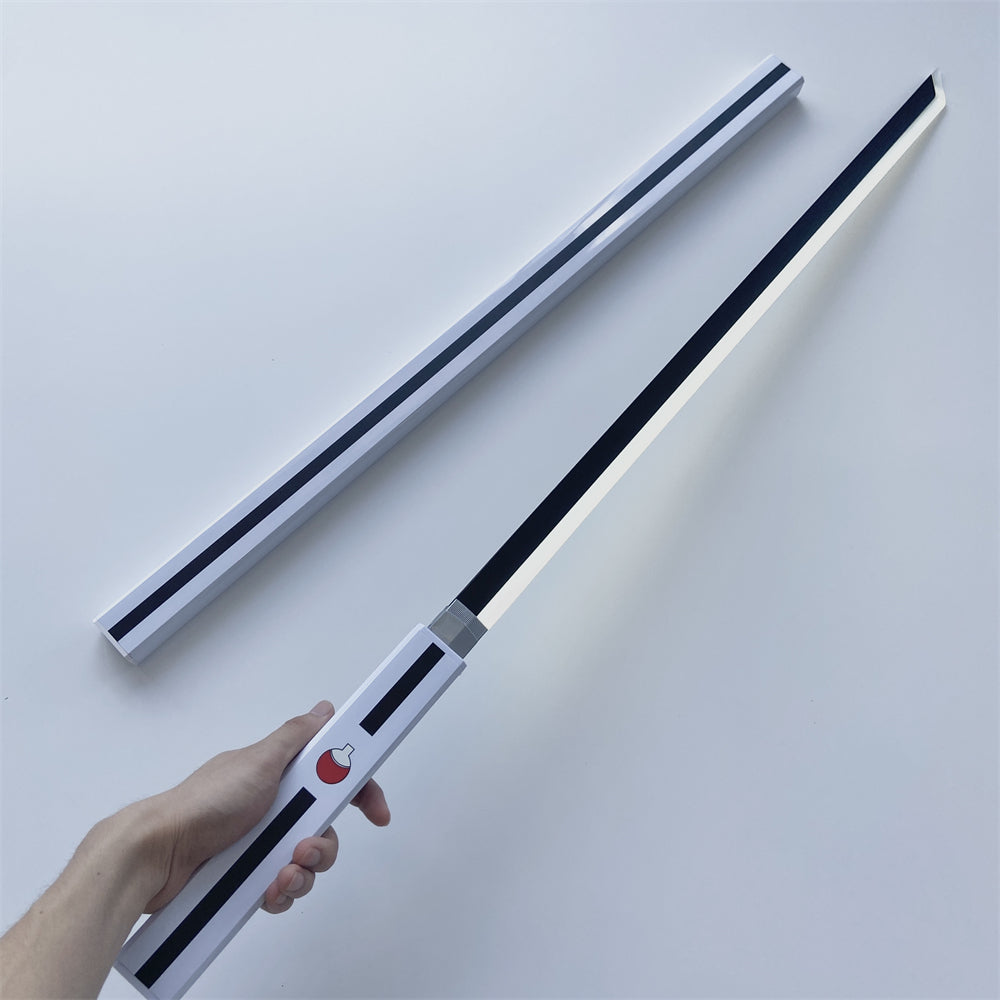 Naruto Uchiha Anime Light Up Katana Sword, Rechargeable LED Glow Samurai Sword with Scabbard, Touch Control Lightsaber Katana, Anime Cosplay Prop Collectible Sword for Naruto Fans