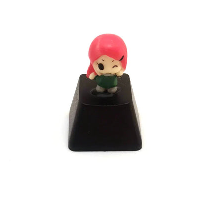 Naruto Anime Custom Keycap Set, Q Version Naruto Sasuke Itachi Kakashi Figurine Keycaps, Handmade 3D Resin Key Caps for Cherry MX Mechanical Keyboard, Anime Keyboard Decor Gift for Naruto Fans
