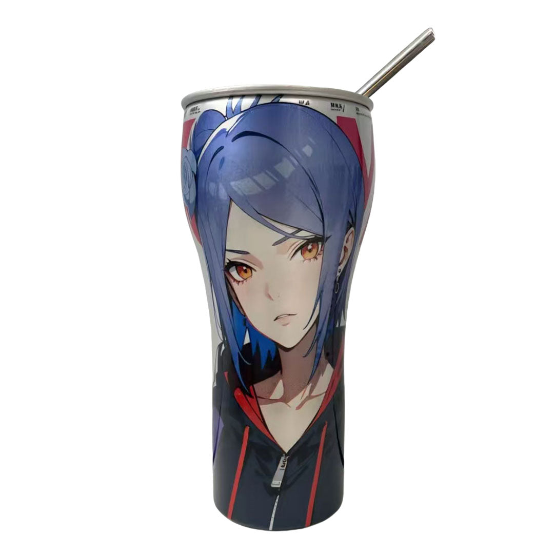Naruto Anime 30oz Tumbler with Lid and Straw, Stainless Steel Insulated Travel Cup, Naruto Sasuke Kakashi Itachi Character Printed Coffee Mug, Naruto Merch Water Bottle Gift for Anime Fans