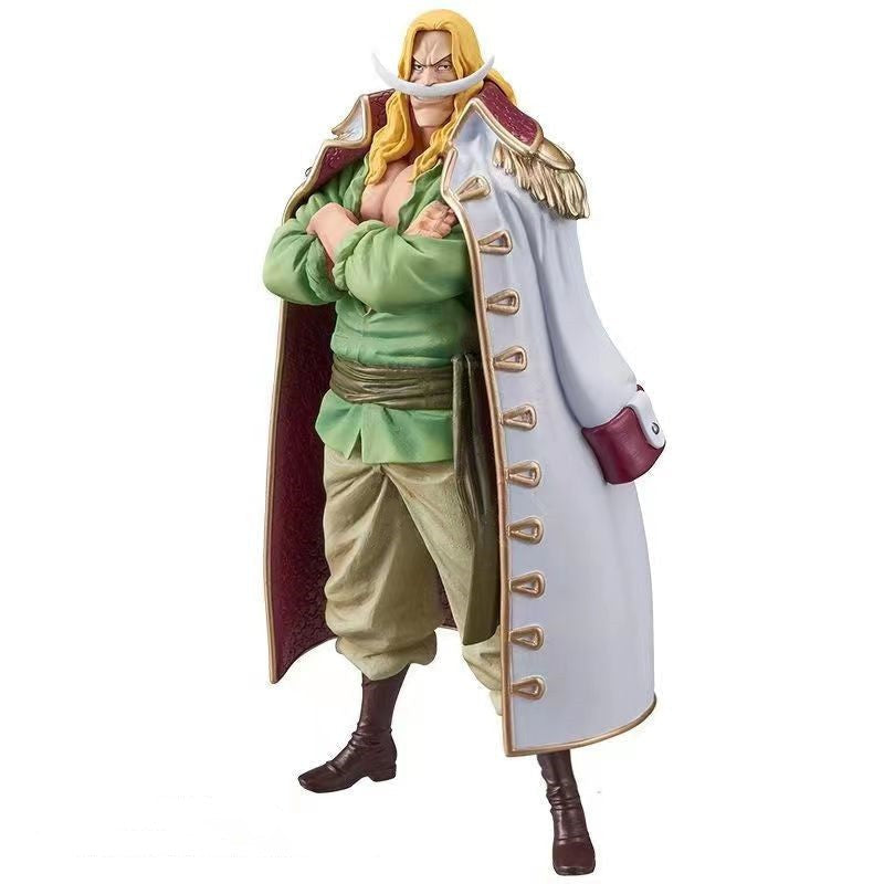 One Piece Wano Country Anime Figures, Luffy Zoro Sanji Nami Robin Chopper Brook Whitebeard PVC Statue, Wano Outfit Collectible Figurine, Desk Shelf Display Decoration, Birthday Gift for One Piece Anime Fans