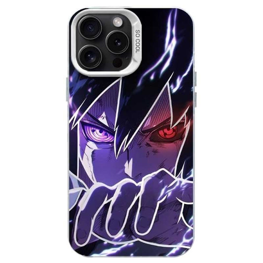 Naruto Uchiha Sasuke Phone Case Anime Protective Cover Shockproof Soft TPU Shell Cool Manga Character Print Case For IPhone Multiple Models