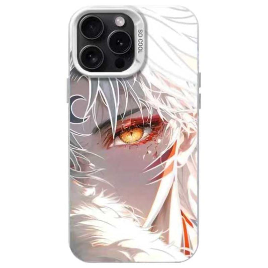 Inuyasha Cool White Hair Golden Eyes Anime Clear Phone Case