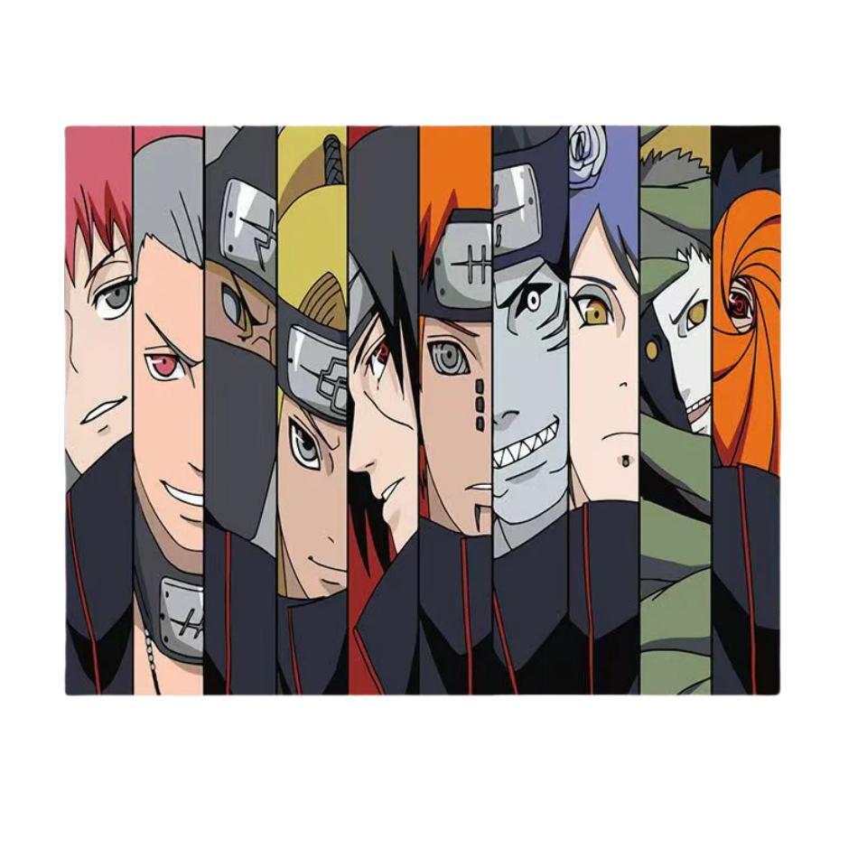 Naruto Anime Paint by Numbers Kit for Adults & Teens, DIY Digital Oil Painting, Akatsuki & Naruto Character Canvas Art, Home Wall Decor, Handmade Art Gift for Naruto Fans