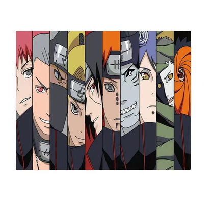 Naruto Anime Paint by Numbers Kit for Adults & Teens, DIY Digital Oil Painting, Akatsuki & Naruto Character Canvas Art, Home Wall Decor, Handmade Art Gift for Naruto Fans