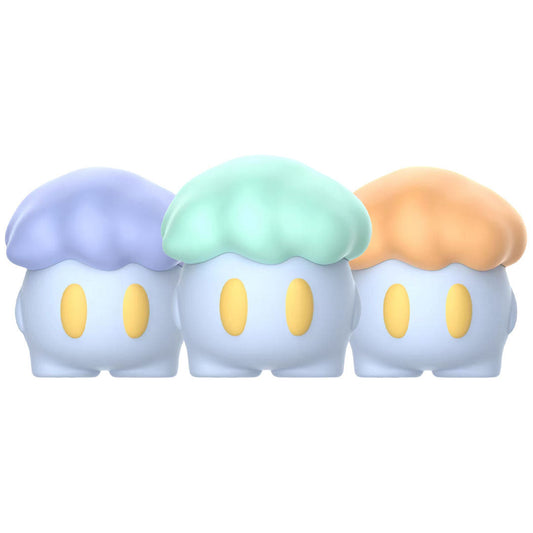 Cute Mushroom Character Blind Box Figurine, Kawaii Healing Mini Resin Figure, Dreamy Cloud Aesthetic Desktop Decor, Surprise Mystery Box Gift for Girls to Enjoy Peaceful Happy Moments