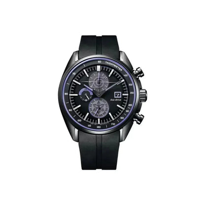 Naruto Uchiha Sasuke Chronograph Wrist Watch, Anime Naruto Sasuke Themed Sports Quartz Watch, Black Case Black Silicone Strap Analog Wristwatch, Anime Collectible Cosplay Accessory Gift for Naruto Fans