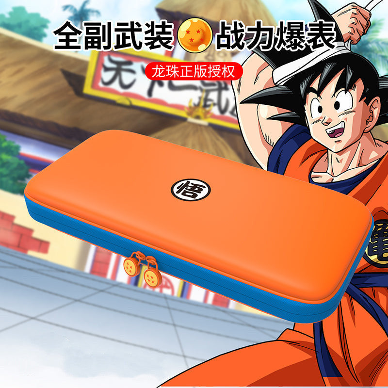 Dragon Ball Z Switch Accessories Bundle, Anime Goku Vegeta Switch Wireless Controller, EVA Carrying Case & Protective Cover, Dragon Ball Anime Gaming Accessories Kit for Nintendo Switch, DBZ Fan Gaming Gift