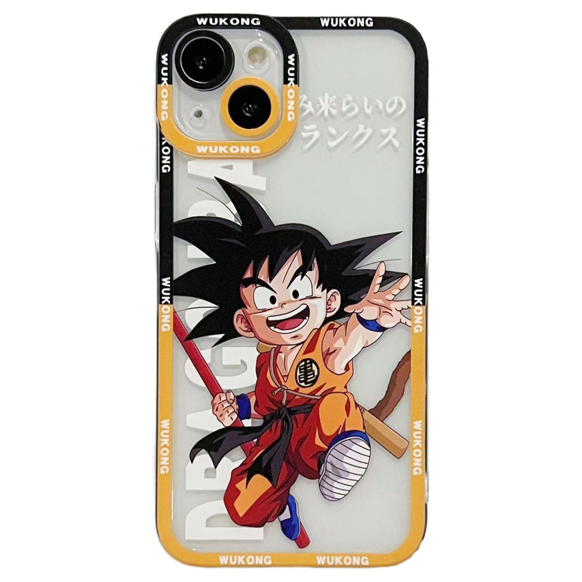 Dragon Ball Z Anime Phone Case, Goku Trunks Vegeta Clear Transparent Protective Cover, DBZ Cartoon Character Shockproof Phone Case for iPhone, Anime Fan Merch Phone Shell