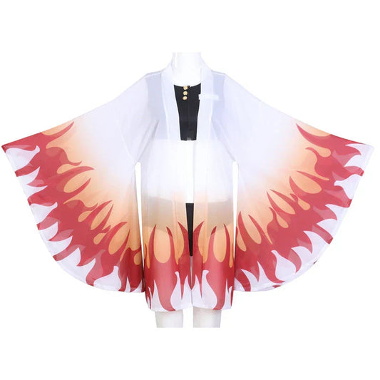 Demon Slayer Anime Haori Cover Up for Women, 7 Styles Cosplay Sheer Kimono Cardigan, Beach Swimsuit Cover Up, Lightweight Chiffon Anime Shawl for Demon Slayer Fans