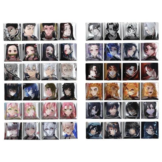 Demon Slayer Anime 1U Custom Keycap, 5-Sided Dye Sublimation PBT Keycap, Cherry MX Profile Artisan Character Keycaps, Replacement Key Cap for MX Switch Mechanical Keyboard, Anime Gaming Decor Fan Gift