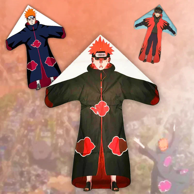 Naruto Pain Akatsuki Kite for Adults Kids, 3D Character Shape Kite with Kite String, Outdoor Beach Park Flying Toy, Easy to Fly Anime Kite, Gift for Naruto Fans