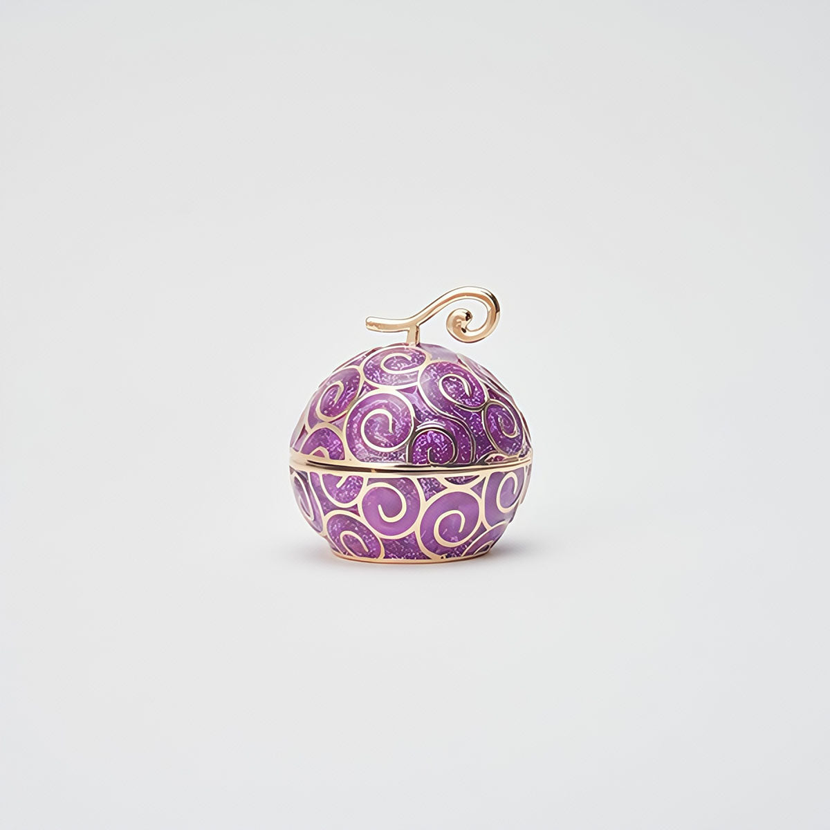One Piece Devil Fruit Jewelry Box, Gomu Gomu no Mi Trinket Storage Box, Enamel Metal Ring Earrings Holder, Anime Collectible Decorative Gift Box for One Piece Fans