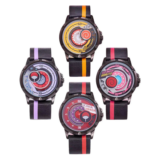 Boruto Naruto Next Generations Anime Wrist Watch, Uzumaki Boruto Sasuke Sarada Sharingan Analog Quartz Watch, Silicone Strap Anime Cosplay Watch, Collectible Gift for Naruto Anime Fans