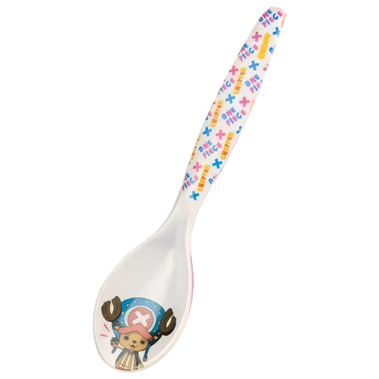 One Piece Tony Tony Chopper Anime Melamine Spoon, Cute Cartoon Character Tableware, Food Safe Dinner Spoon, Kids Eating Utensil, Collectible Gift for One Piece Fans