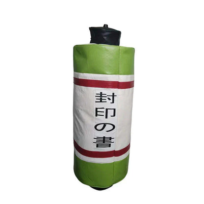Naruto Scroll Sealing Book Cylindrical Backpack, Anime Sealed Scroll Style Crossbody Shoulder Bag, Large Capacity PU Leather Cosplay Prop Bag, Portable Anime Storage Bag for Comic Con Cosplay, Naruto Fan Gift