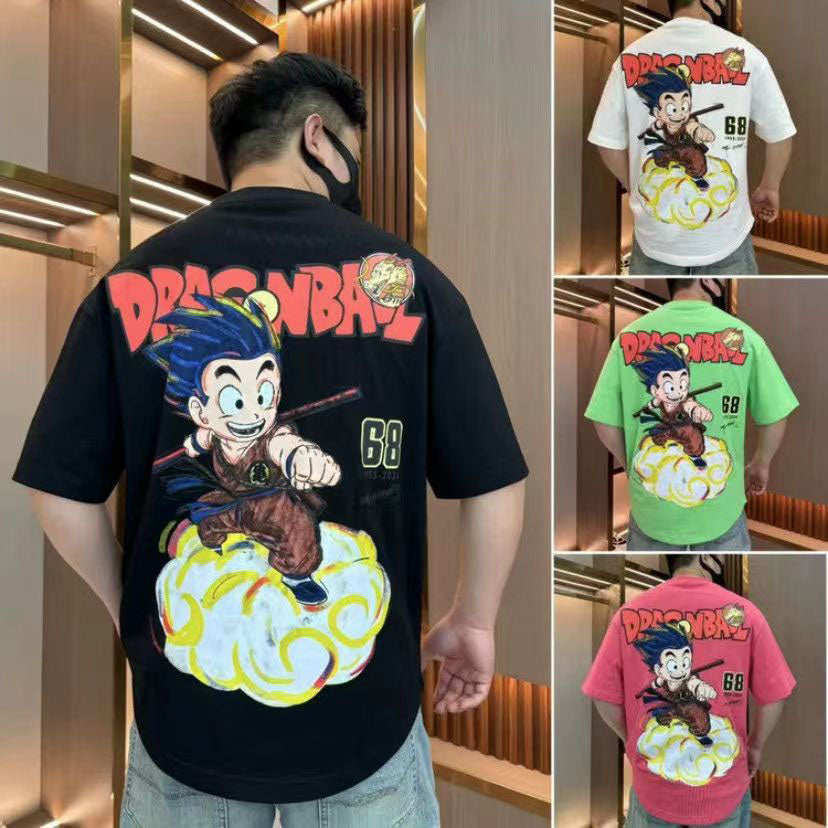 Dragon Ball Kid Goku Flying Nimbus Anime T-shirt