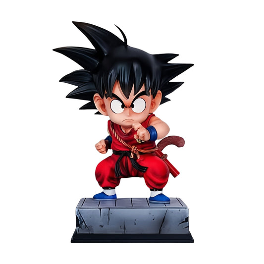 Dragon Ball Kid Goku Figure, Childhood Little Goku Action Statue, Anime Character Collectible Figurine with Base, Desktop Decoration Model Toy, Gift for Dragon Ball Z Anime Fans