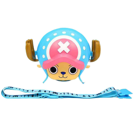 One Piece Tony Tony Chopper Crossbody Bag, Cute 3D Shaped Anime Shoulder Purse, Cartoon Chopper Head Cross Body Backpack, Portable Storage Bag, Anime Collectible Gift for One Piece Fans