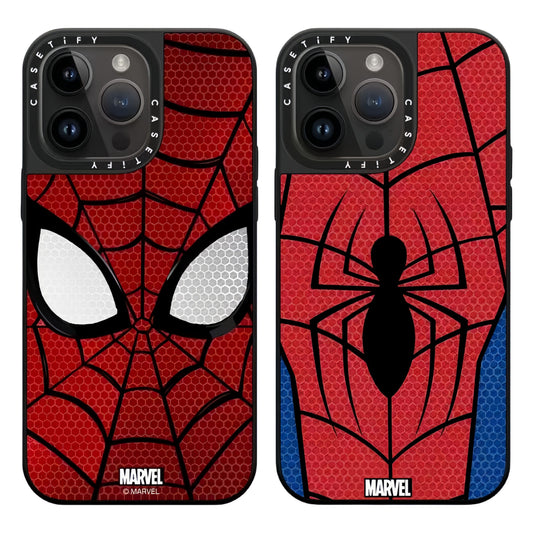 Marvel Spider‑Man iPhone Phone Case, Mask & Suit 2 Styles Available, Raised Camera Bezel Shockproof Protective Cover, Precision Cutout Phone Shell For Marvel Fans