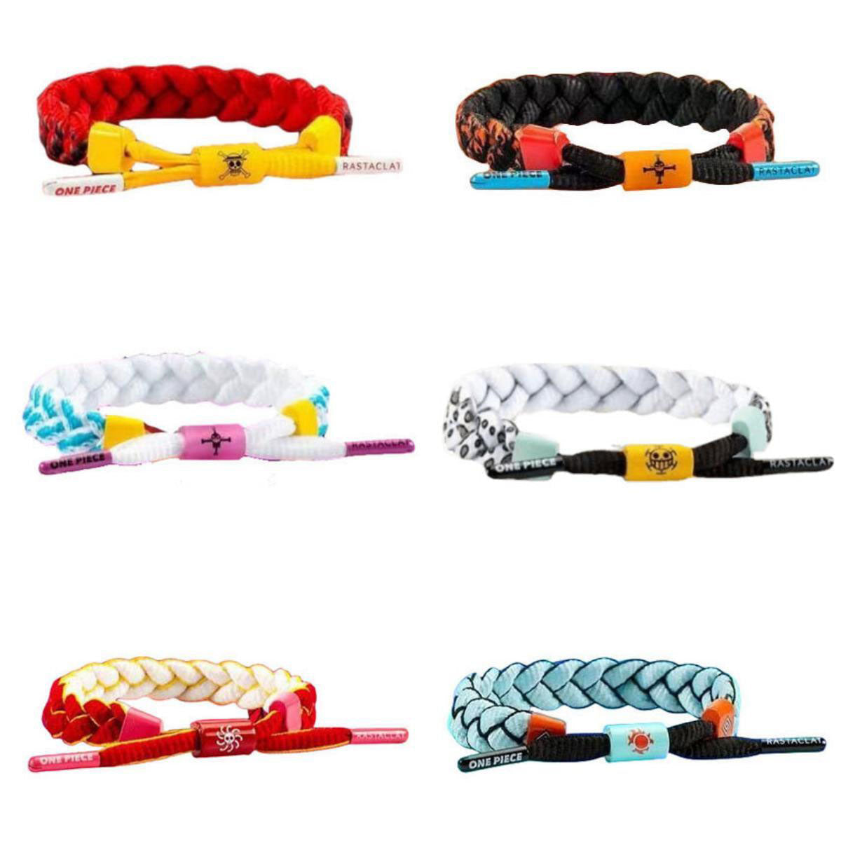 One Piece Anime Braided Bracelet, Straw Hat Pirates Woven Rope Wristband, Adjustable Character Themed Bracelets, One Piece Cosplay Jewelry, Anime Fan Gift for Men Women Teens